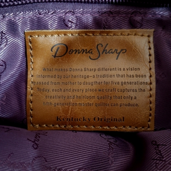 🎁 NWOT Donna Sharp Quilted Satchel. Gorgeous Autumn Colors! Very Roomy! - Picture 14 of 14